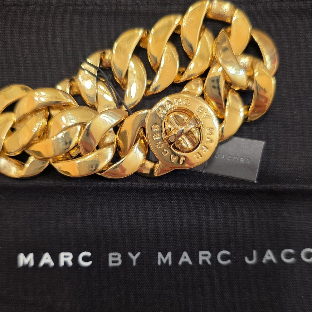 Marc by Marc Jacobs Cuban Gold Link Bracelet